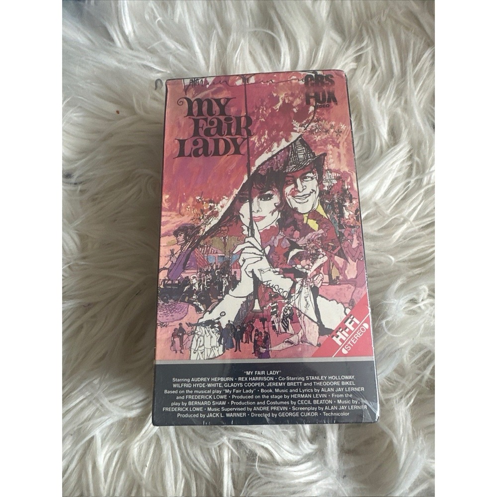 My Fair Lady 1964 VHS 2-Tape Set Warner Bros Pictures, CBS Fox 1981